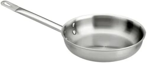 Vista 4 de Paderno Sartén de acero inoxidable de 7 pulgadas, 7.88 pulgadas