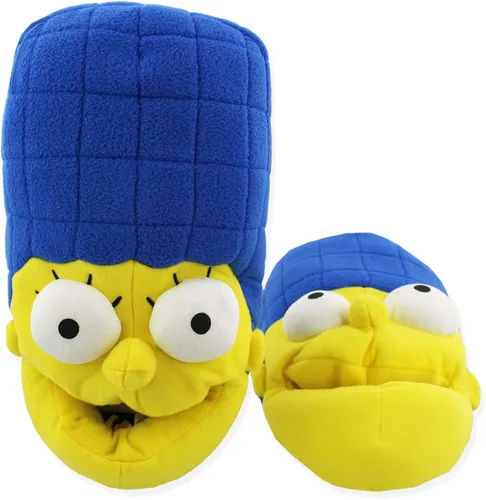 Vista 3 de The Simpsons Pantuflas de felpa 3D Marge Simpson para mujer