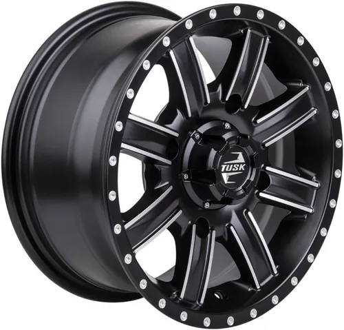 Vista 3 de Tusk Racing Cuatro neumáticos radiales Tusk TERRABITE de 8 capas para UTV de 30x10-14 montados en ruedas Tusk CASCADE - CAN-AM MAVERICK DEFENDER