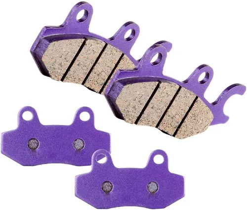 Vista 6 de SCITOO FA197 Pastillas de freno para Honda Dream 50R 2004 pastillas de freno delanteras y traseras de fibra de carbono