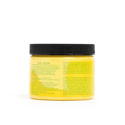 Vista 2 de As I Am Color de rizos - Amarillo limón - 6 oz - Color temporal y gel para rizar