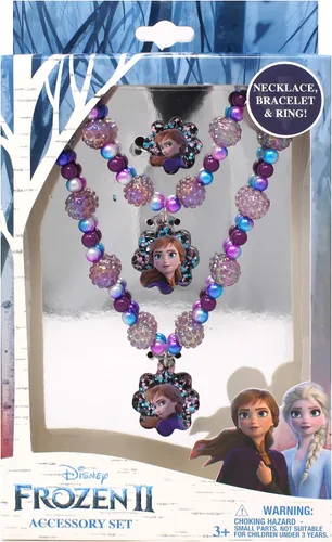 Vista 7 de LUV HER Girls Jewelry Set - Dress Up Toy Jewelry Box Set with Bead Necklaces, Bracelets, and Rings - Frozen Play Accessories - Ages 3+