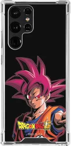 Vista 13 de Skinit Funda transparente compatible con Galaxy S23 Ultra, diseño oficial de Dragon Ball Super Goku