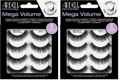 Vista 7 de Ardell Mega Volume Lash 252-4 pares 252 negro