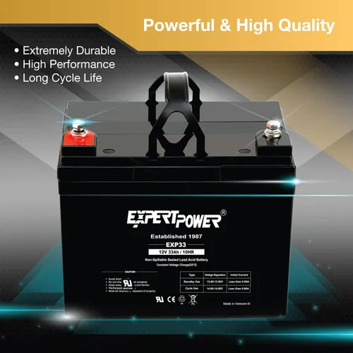 Vista 5 de Pilas Expertpower 12 V