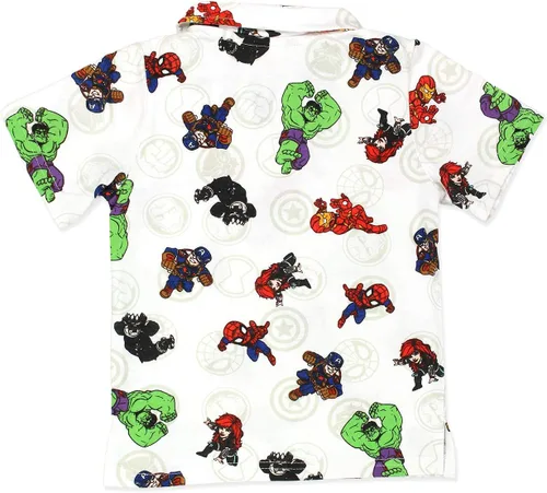 Vista 2 de Marvel Super Hero Adventures - Camisa polo con cuello para niños pequeños