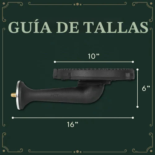 Vista 2 de Concord Banjo, cabezal de quemador de 10 pulgadas