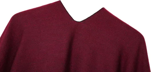Vista 50 de Chales cálidos para mujer, cárdigan con frente abierto, estilo vintage, poncho