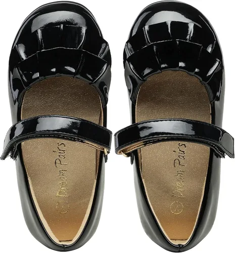 Vista 6 de DREAM PAIRS Zapatos planos de ballet Mary Jane para niñas pequeñas, zapatos de vestir para boda, fiesta, escuela