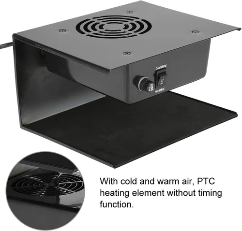 Vista 6 de Secador de esmalte de uñas de 300 W, secado rápido, secado rápido, secado de uñas, secador de esmalte de gel para manos y pies, viento caliente