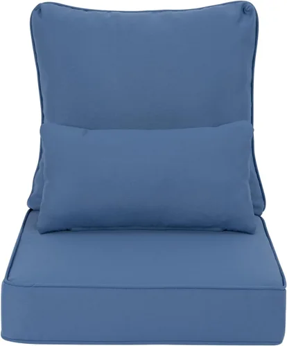 Vista 18 de Aoodor Cojín para Silla al Aire Libre, 55.9 x 61 cm Resistente al Agua, Resistente a la Decoloración, Cojines de Asiento de Patio de Olefina