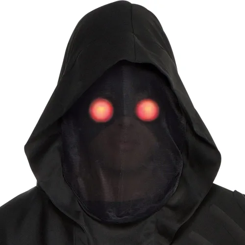 Vista 2 de amscan Glaring Reaper - Juego de disfraz negro para adultos, tamaño estándar para adultos, 1 juego, diseño aterradoramente elegante y único para una