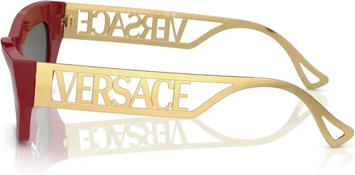 Vista 2 de Versace Woman Sunglasses Black Frame, Dark Grey Lenses, 53MM