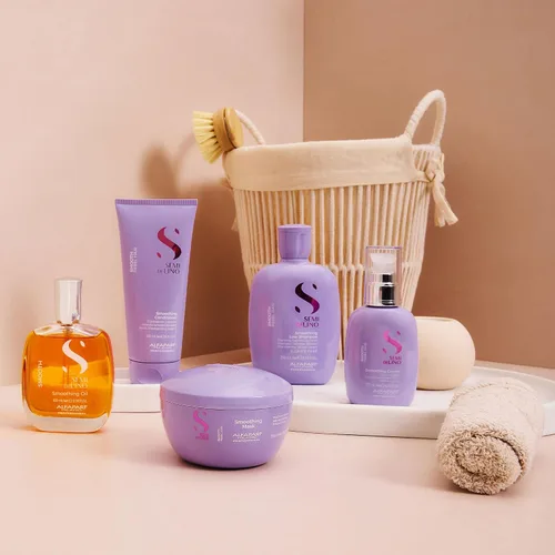 Vista 7 de Alfaparf Milano Semi Di Lino - Acondicionador suave para cabello encrespado y rebelde, acondicionador desenredante suave con semillas de lino