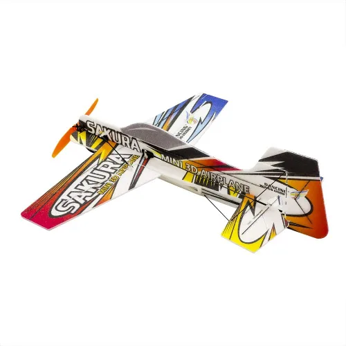 Vista 3 de Viloga Upgrade 3D EPP Avión Sakura Acrobático, Kit de Avión de Espuma RC de 420mm para Construir para Adultos