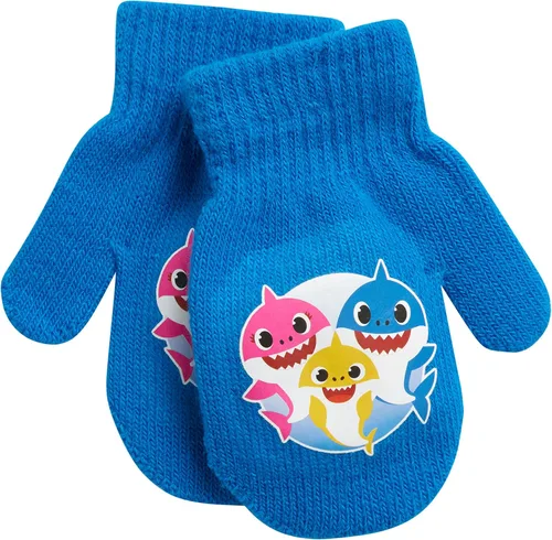 Vista 5 de Nickelodeon Guantes de tiburón para bebé, paquete de 4 guantes de invierno o manoplas (2-7)