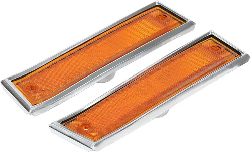 Vista 6 de KUAFU Luz de marcador lateral de guardabarros delantero compatible con Chevy/GMC C/K Series 1981-1991/Suburban/Blazer/Jimmy Reemplazo para GM2551107