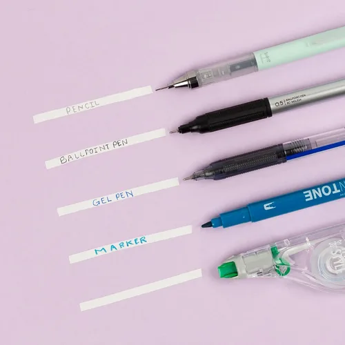 Vista 7 de Tombow 68721 MONO Hybrid cinta correctora, paquete de 10. Aplicador fácil de usar para correcciones instantáneas