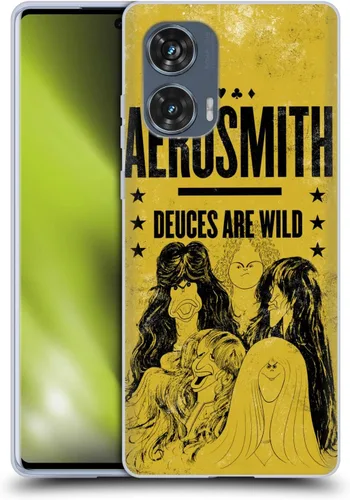 Vista 118 de Head Case Designs Officially Licensed Aerosmith Back in The Saddle Again Classics Gel Case [Military Grade Protection] Compatible with Moto E7
