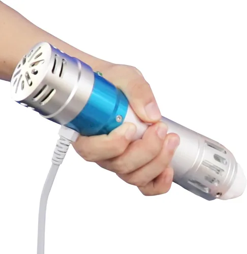 Vista 6 de Shockwave Therapy Body Massager Machinie con 7 cabezales de masaje HUANSHI