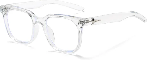 Vista 12 de Lentes cuadrados de moda para mujeres y hombres, lentes de bloqueo de luz azul de moda para computadora