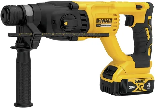 Vista 2 de DEWALT DCH133M2 20V Max XR Kit de martillo rotativo con mango en D sin escobillas de 1 pulgada