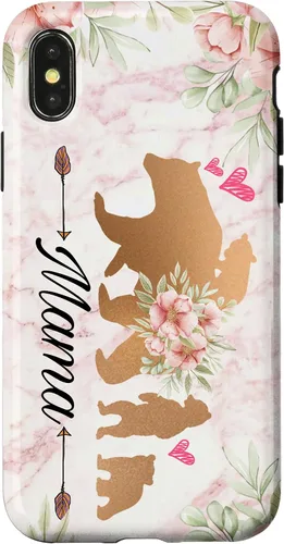 Vista 5 de Mama Bear & Cubs Design Phone Grip - Funda para iPhone 17 de 3 niños