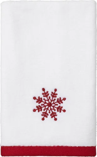 Vista 2 de Avanti Linens - Juego de 2 toallas para los dedos, algodón suave y absorbente, colección Sparkle