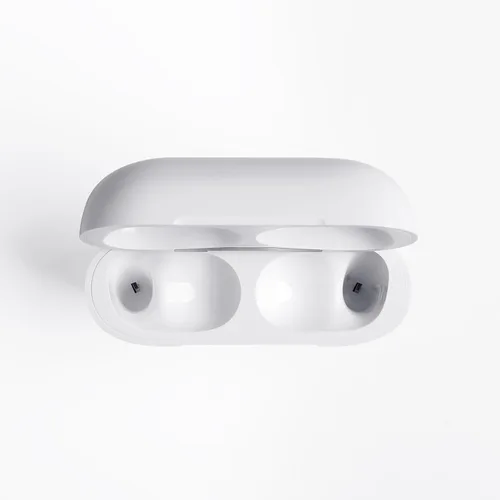 Vista 6 de Funda de carga inalámbrica de repuesto compatible con Airpods Pro de 2ª y 1ª generación (USB-C), funda de carga solo con botón de sincronización