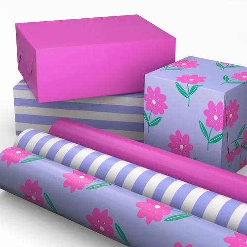 Vista 6 de Hallmark Bolsa de regalo extra grande de 15 pulgadas con papel de seda (lunares rosas y lazo) para cumpleaños, Pascua, baby showers, despedidas