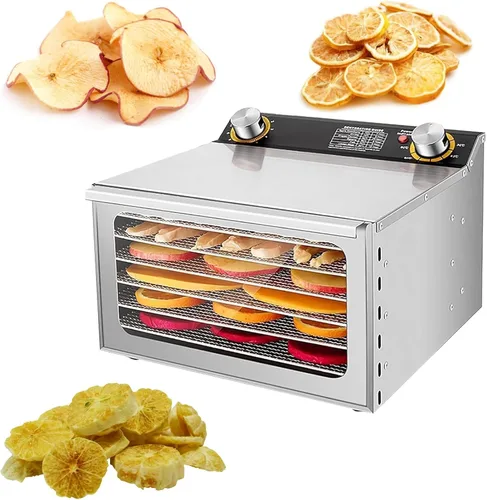 Vista 10 de Food Dehydrator Machine with 14 Stainless Steel Layers,1000W Freeze Dryer Machine with Digital Timer and Temperature Control,360° Circulation,Meat