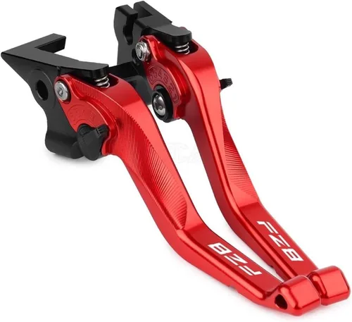 Vista 4 de for FZ8 FZ 8 2011 2012 2013 2014 2015 CNC Short Brake Clutch Levers Motorcycle Handles Adjustable Lever(Black)
