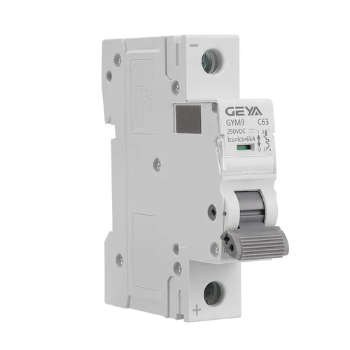 Vista 7 de GEYA Mini disyuntor CC, carril DIN 6KA DC MCB (1P 16A 250VDC)