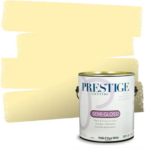 Vista 223 de PRESTIGE Pinturas de pintura exterior e imprimación en uno, 1 galón, plano, combinación comparable de Benjamin Moore* Pila de heno