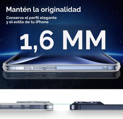 Vista 9 de ESR para iPhone 15 Pro Max, Funda Compatible con MagSafe, Protección de Grado Militar, Resistente al Amarilleo, Parte Posterior Resistente a