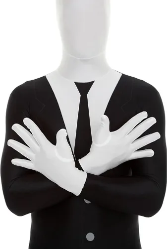 Vista 3 de Morphsuits Disfraz de Slenderman, disfraces de Halloween para hombres Azul