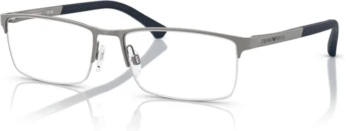 Vista 2 de Emporio Armani Marcos rectangulares para gafas graduadas EA1041 para hombre Lente mate de plomo/Demo.