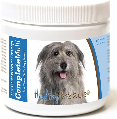 Vista 65 de Healthy Breeds Affenpinscher todo en uno multivitamínico suave masticable 60