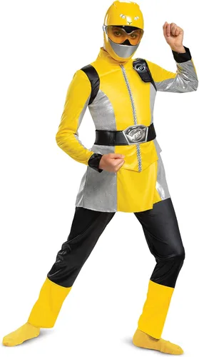Vista 5 de Disguise - Disfraz infantil de bestia de Ranger amarillo