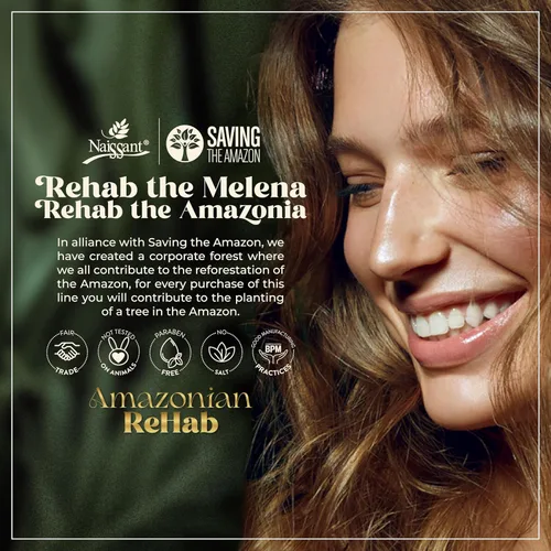 Vista 4 de naissant Amazonian Rehab - Suero acondicionador para el cuidado del cabello, enriquecido con Muru Muru, Cupuaçu y Açaí, acondicionador nutritivo