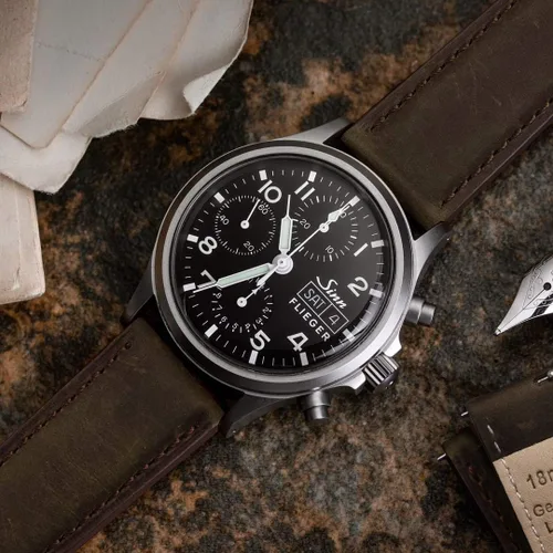 Vista 2 de Ritche - Correa de reloj de cuero de liberación rápida, 18, 19, 20, 21, 22, 23 y 24mm
