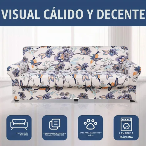 Vista 6 de hyha Fundas elásticas para sofá, funda de sofá para sofá de 3 cojines, apta Beige