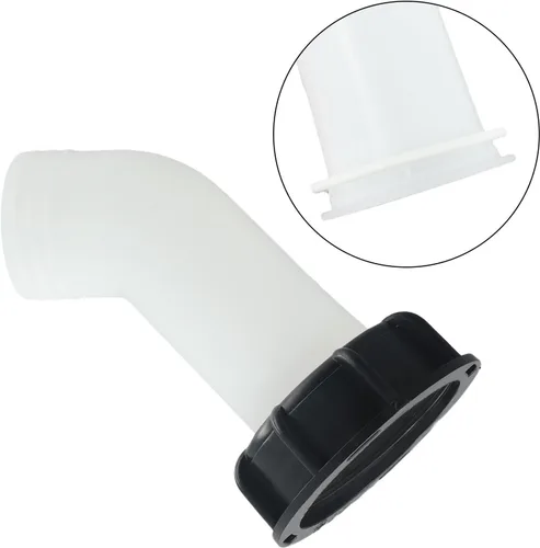 Vista 8 de for ibc Tote Drain Spout 2in Extended Hose Adapter Black for(extended)