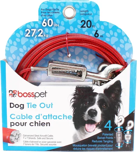 Vista 2 de Boss Pet Q3520 Spg 99 20' - Cable para perro grande