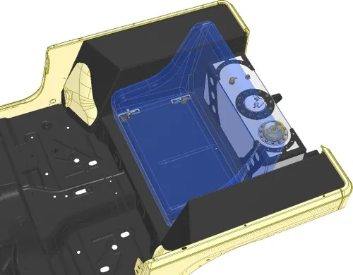 Vista 5 de Motobilt High Clear Rear Inner Quarter panel para TJ