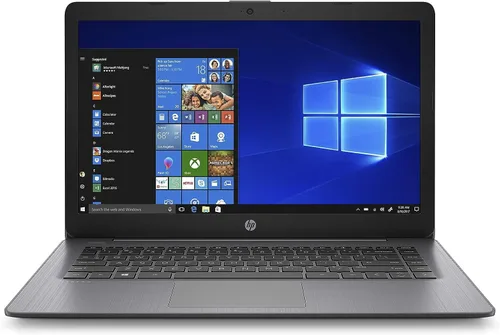 Vista 11 de HP Stream - Laptop HD para estudiantes y negocios de 14 pulgadas con copiloto AI, AMD Athlon 7120, 4 GB de RAM, almacenamiento de 1.12 TB