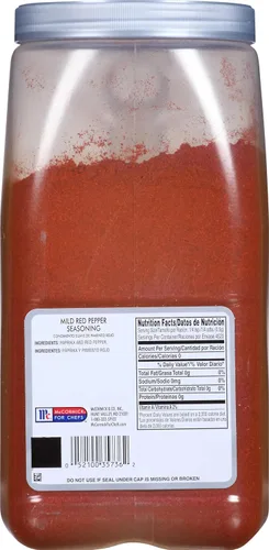Vista 11 de McCormick Culinary Condimento suave de pimienta roja, 5 libras, un recipiente de 5 libras de polvo de pimiento rojo a granel para cocinar, perfecto