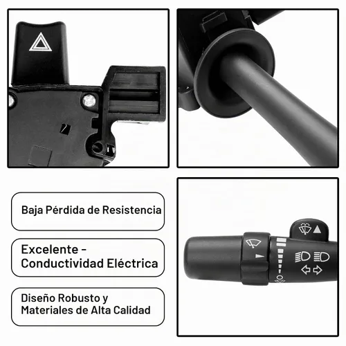 Vista 5 de Interruptor de señal de giro multifunción apto para Chevy Impala Monte Carlo 2006-2016