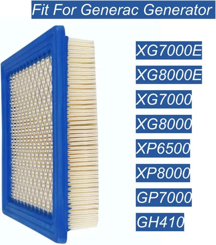 Vista 4 de Filtro de aire Arpisziv 073111S de repuesto compatible con motores Ge-nerac GH410 XG7000E XG8000E XG7000 XG8000 XP6500 XP8000 GP7000