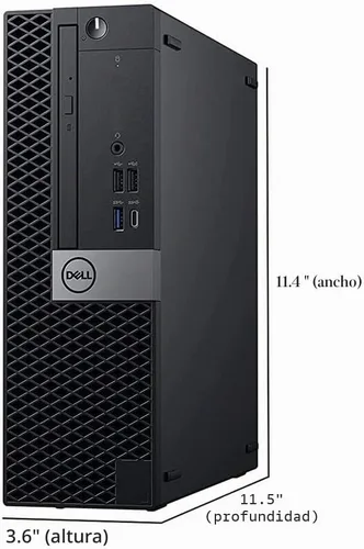 Vista 4 de Dell Computadora de escritorio OptiPlex 7050 SFF, Intel Core i7-7700 3.60GHz, 32GB DDR4 Ram 512GB NVMe M.2 SSD, WiFi y Bluetooth integrados, HDMI